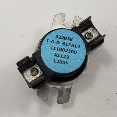 1 SHOT Trane Therm-O-Disc Limit Switch L200F 322858 322854 | eBay