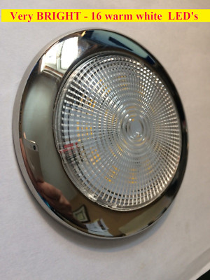 Dome Light 3 3/4  Ceiling Light LED Soft warm White 16 LED s New