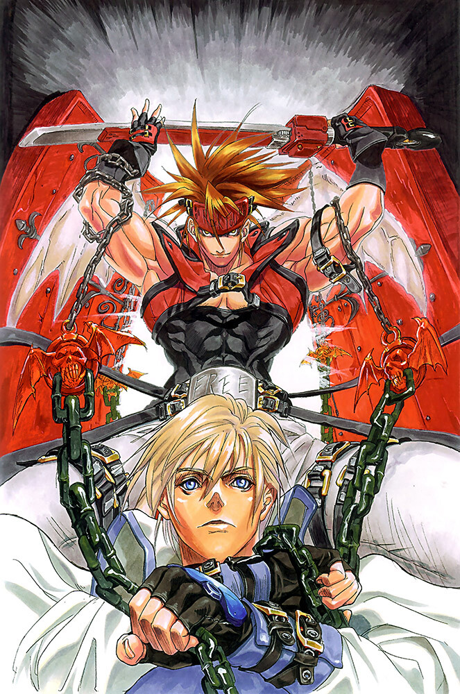 GUILTY GEAR X 販促非売品ポスター Guilty Gear X Art Playstation 2 Arcade Premium POSTER MADE