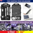 122 IN 1 Screwdriver Set Computer PC Phone Watch Repair Tool Kit AU