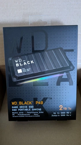 Western Digital WD_BLACK P40 Game Drive 2TB externe SSD WDBAWY0020BBK USB 3.2