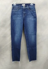 $255 L'AGENCE El Matador French High Rise Slim Jeans in Nova Blue Womens Size 25