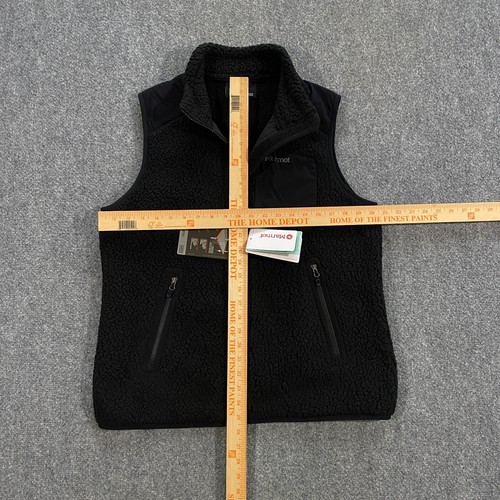 Marmot Polartec Sherpa Wiley Vest Womens Large L Black Insulated Fleece Zip NWT - Picture 15 of 24