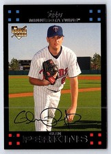 2007 Topps - Glen Perkins #293 RC Rookie Card Minnesota Twins. rookie card picture