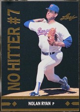 1991 Leaf #BC25 Nolan Ryan Gold Leaf Rookies Baseball NM