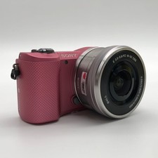 Sony Alpha A5000 Mirrorless Camera Pink E PZ 16-50mm f/3.5-5.6 OSS Lens