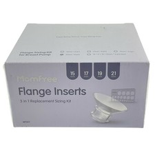 MomFree Flange Insert Sizing Kit For Breast Pump 21mm 8 pcs 3 in 1 Replacement