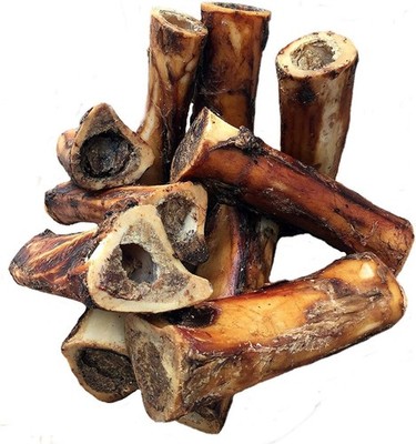 Healthy All-Natural Dog Chews - Beef Marrow Bones for Large Mutts Over 50 Pounds