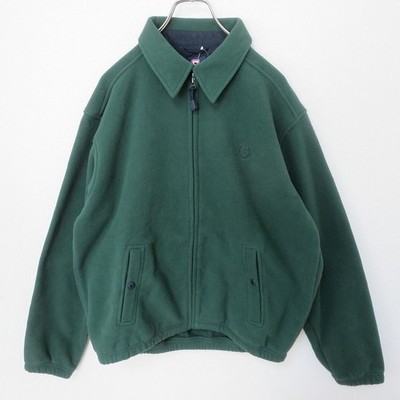 POLO Ralph Lauren Vintage Grün Fleecejacke M Herren Retro Oberbekleidung