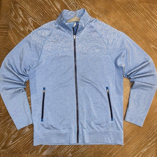 Lululemon Giacca Uomo Zip - Medium - Blu STRETCH PERFORMANCE -GOLF