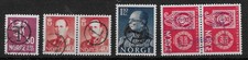 Norway stamp postage &Oslash;re &aring; betale (post postage) + 4 stamps with T-stamp