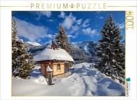 Calvendo Puzzle The Gnadenalm Chapel | 1000 Pieces, Finished Size 25.2 × 18.9 In