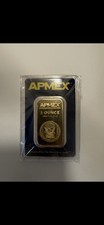 APMEX 1 oz Gold Bullion Bar .9999 Fine Gold, 1 Ounce, Gold Bar 4000.00 per troy oz