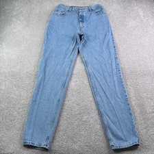 Vintage Levis Womens Jeans 10 Long Blue 550 Relaxed Tapered Cotton Denim Y2K