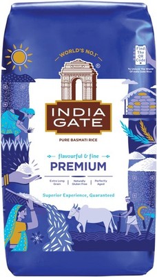 Premium Basmati Reis   Feiner, aromatischer Langkornreis aus Indien, feines L...
