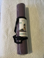 USA PRO Yoga Mat 06mm Thick Non-Slip Surface Purple With Carry Strap