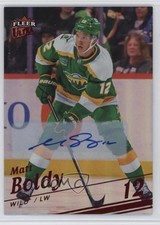 2025 Upper Deck Fleer Ultra SP Red Rainbow Foil 5/10 Matt Boldy #140 Auto 1t51