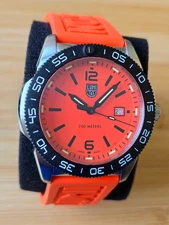 Luminox Pacific Diver Sapphire Orange Dial XS.3129 Date Men's Diver Watch