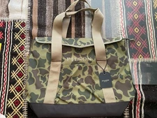 Filson All-Weather Tote Bag Olive Black Water Resistant Lightweight