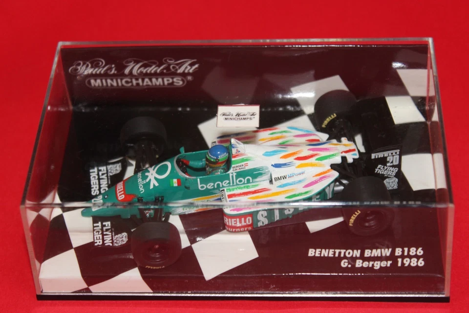 1/43 Benetton Bmw B186 (1986) - #20 G. Berger - MINICHAMPS - Immagine 2 di 3
