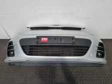 KIA RIO 2015 FRONT BUMPER 5 DOOR HATCHBACK SILVER 865111W700