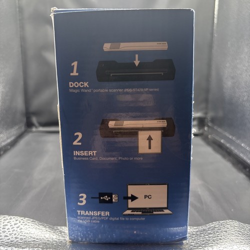 Magic Wand Document/Photo 2-in-1 Portable Scanner & Auto-Feed Dock, 1.5 New! - Picture 3 of 5