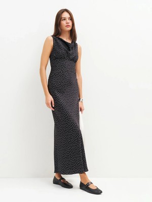 dessa satin dress Reformation Dessa Satin Dress In Grand Cru