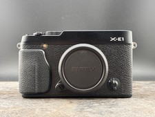 Fujifilm X-E1 16MP Mirrorless Digital Camera Body Black near mint 0226
