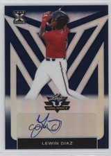 2020 Leaf Valiant Blue Prismatic 10/50 Lewin Diaz #BA-LD1 Auto nd3