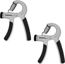 Strengthener Hand Grip 2 Pack Strength Trainer Forearm Finger Wrist Gripper Exer