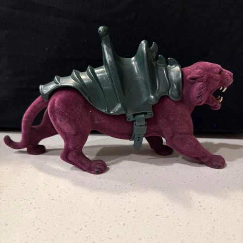 Vintage 1981 MOTU PANTHOR 100% Complete Masters of the Universe Taiwan Mattel