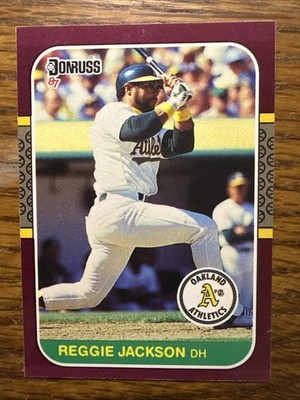 1987 Donruss Opening Day #22 Reggie Jackson Oakland Athletics Excellent