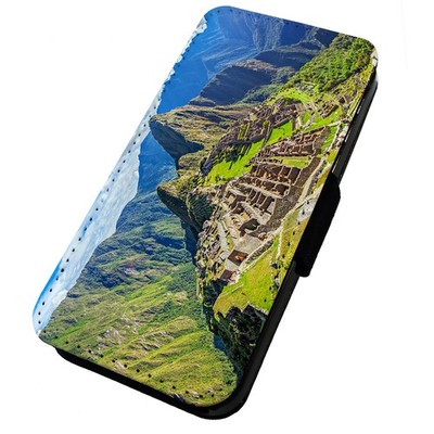 Bedruckte Flip Handyhülle iPhone, Samsung & Huawei Machu Picchu Peru