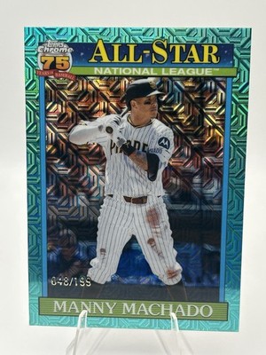 Topps 2026 Series 2 Manny Machado Padres Chrome Silver Pack Mojo Aqua /199 🔥🔥