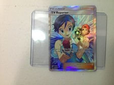 Pokémon TCG 2018 TV Reporter Full Art Trainer Celestial Storm 167/168 on eBay