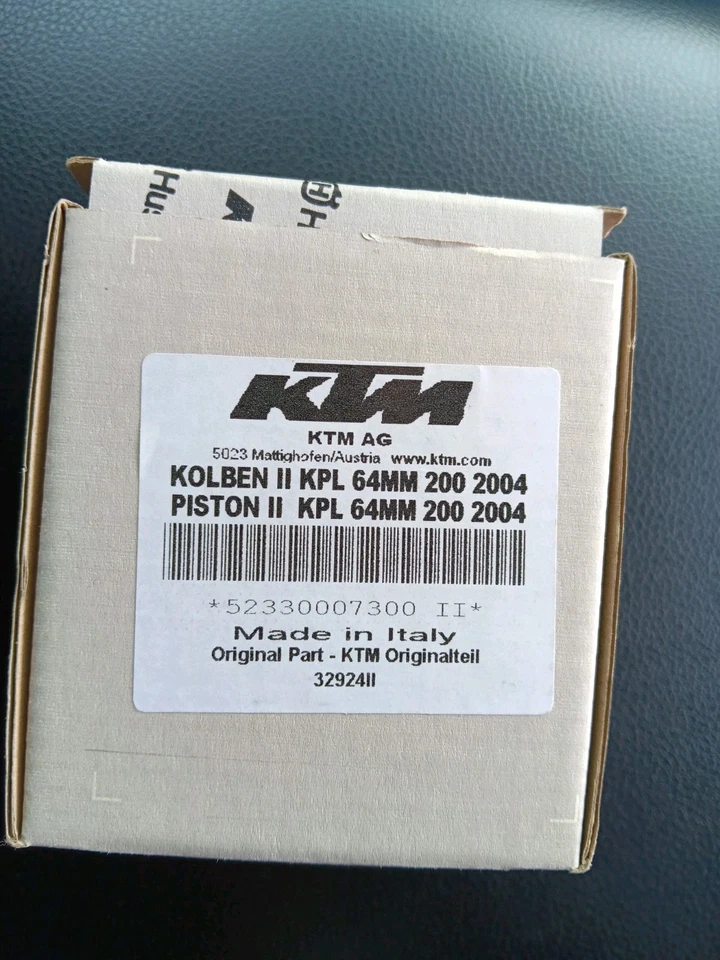 KTM PISTON II CPL. 64MM 200 2004 2007 200 XC-W 52330007300 II Foto 3 de 4