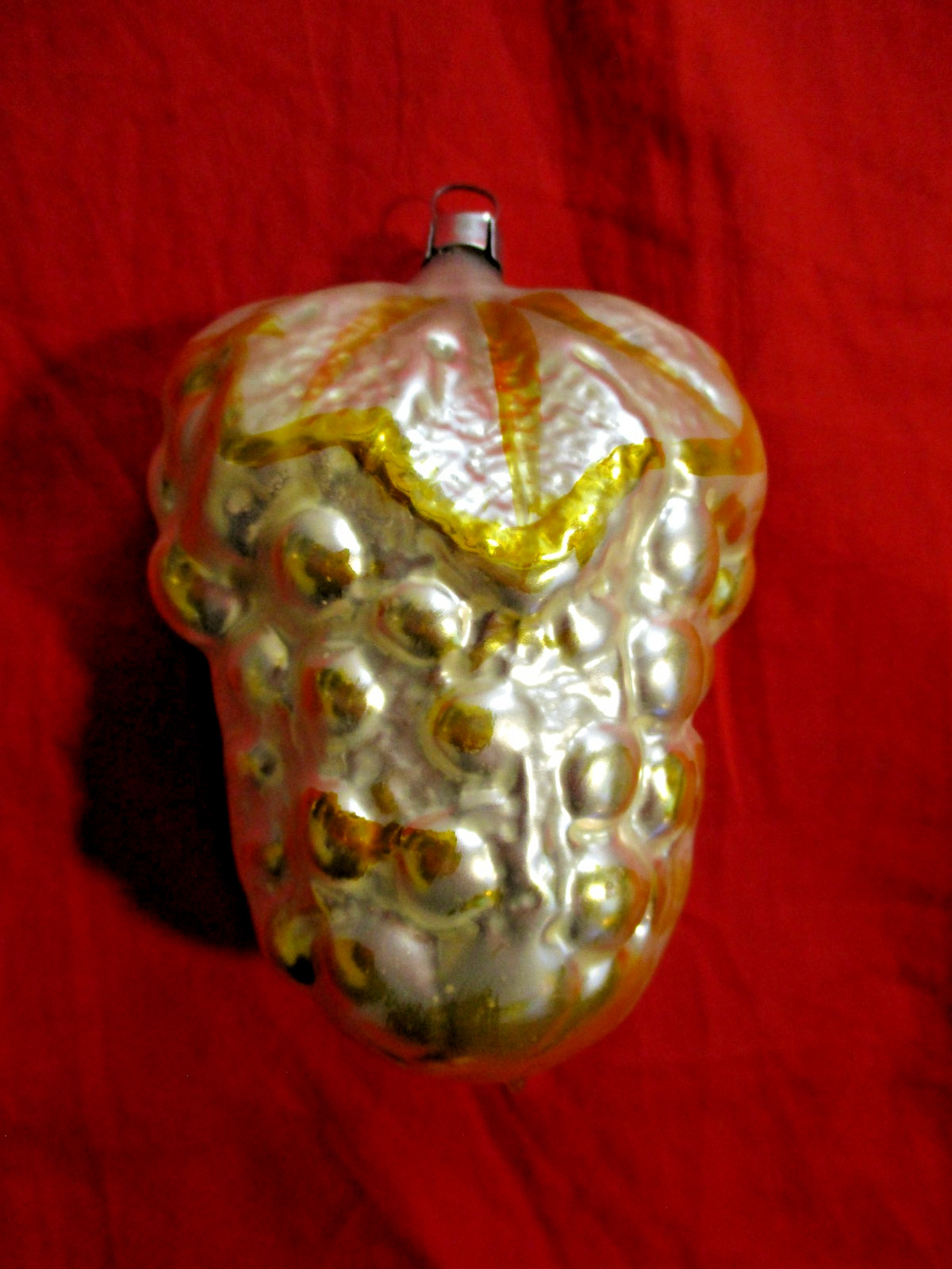 Vintage Mercury Grape Glass Ornament