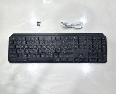 Logitech MX Keys S Full-Size Bluetooth Wireless Keyboard - Black 920-011406 