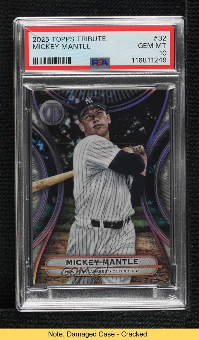 2025 Topps Tribute Mickey Mantle #32 HOF READ 6ns