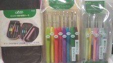 Clover crochet hook Amure set  lace needle Amure set  crochet hook case jp