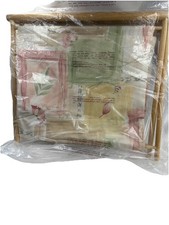 Carry-all Needlework Yarn Crafts 1994 Allary Corp Wood Frame Sturdy Fabric 16"H