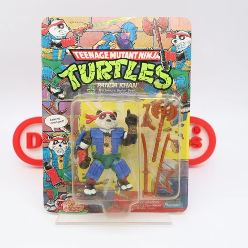 PANDA KHAN - 1990 PLAYMATES - NEW & Factory Sealed! (MOC Vintage TMNT Figure)