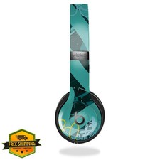 Beats Solo 4 Headphone Skin Cyan, Vinyl Wrap Decal by MightySkins