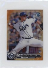 2017 Bowman Chrome Minis Base Rookies Orange Refractor 13/25 Jose De Leon o1w