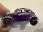 Hotwheels Redline Custom Volkswagen Junkyard Crumbler Purple Missing Wheel Glass
