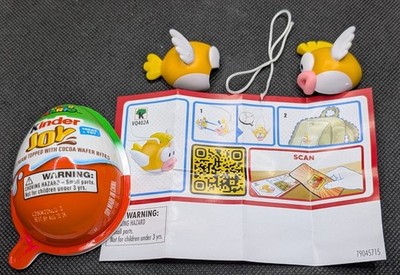 2025 Kinder Joy Super Mario USA  - VQ402A Yellow Cheep Cheep Fish toy