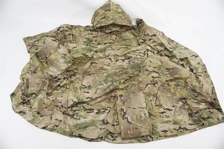 Resilience Tactical Rain Poncho Waterproof Wet Weather (60"x42") Multicam
