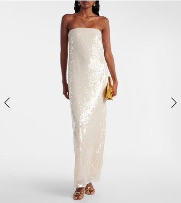 ROTATE sequined maxi dress