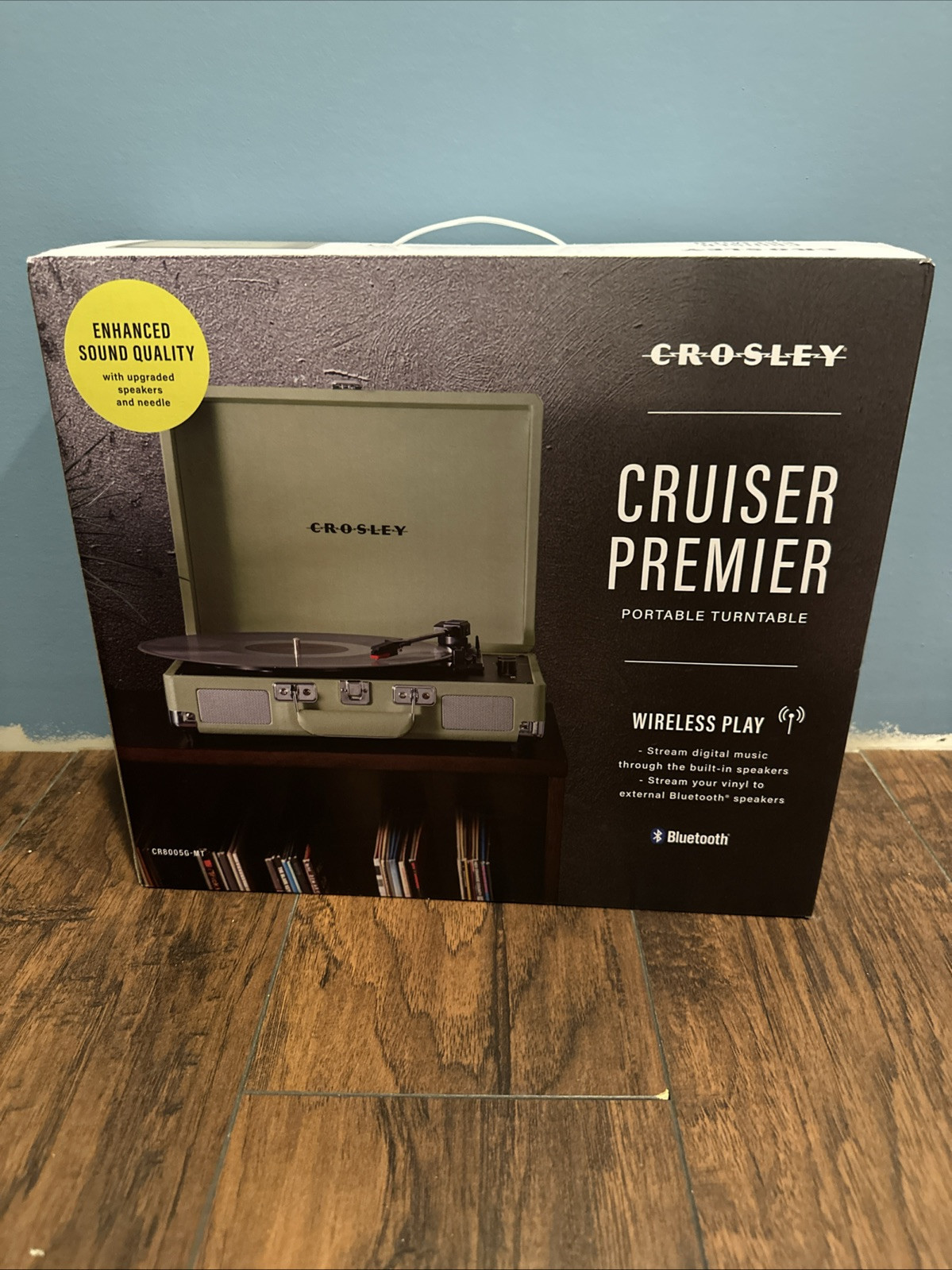 Crosley Cruiser Premier Vinyl Record Player with Speakers and Bluetooth - Audio