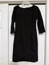 Brand New Women’s Talbots Black Ponte Sheath Dress - Size  4P